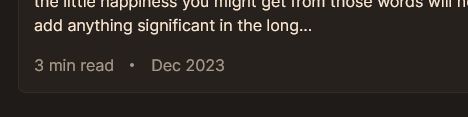 read time demo